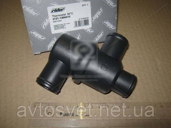 Термостат ВАЗ 2121 80 град. (RIDER) 2121-1306010, фото 1
