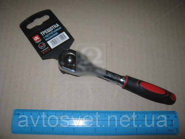 Тріскачка з храповим і швидкознімним механізмами, квадрат 1/4, 24 ЗУБА dk-st1/4