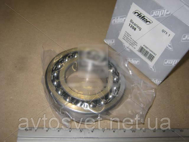 Підшипник 1208 вал сошки рул. упр. Т-40 (RIDER) 1208