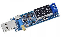 Преобразователь повышающий / понижающий USB вход 3,5..12В выход 1,2..24В вольтметр плата модуль конвертер ЮСБ