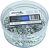 Набір металевих наконечників на дроти 1900 шт. ASTA A-TC512, фото 3