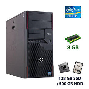 Fujitsu Esprimo P710 E85+ Tower / Intel Core i5-3470 (4 ядра по 3.2 — 3.6 GHz) / 8 GB DDR3 / 128 GB SSD+500 GB, фото 1