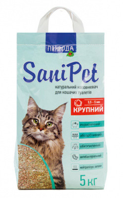 Наповнювач бентонітовий SANI PET великий 5кг