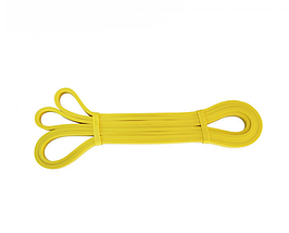 Гумова петля еспандер для фітнесу та тренувань 208 см/ Жовті 6.4mm