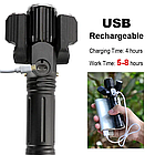 Велосипедний ліхтар NEWBOLER 1800LM Велофара+Micro USB+ЗУМ + крепеж, фото 6
