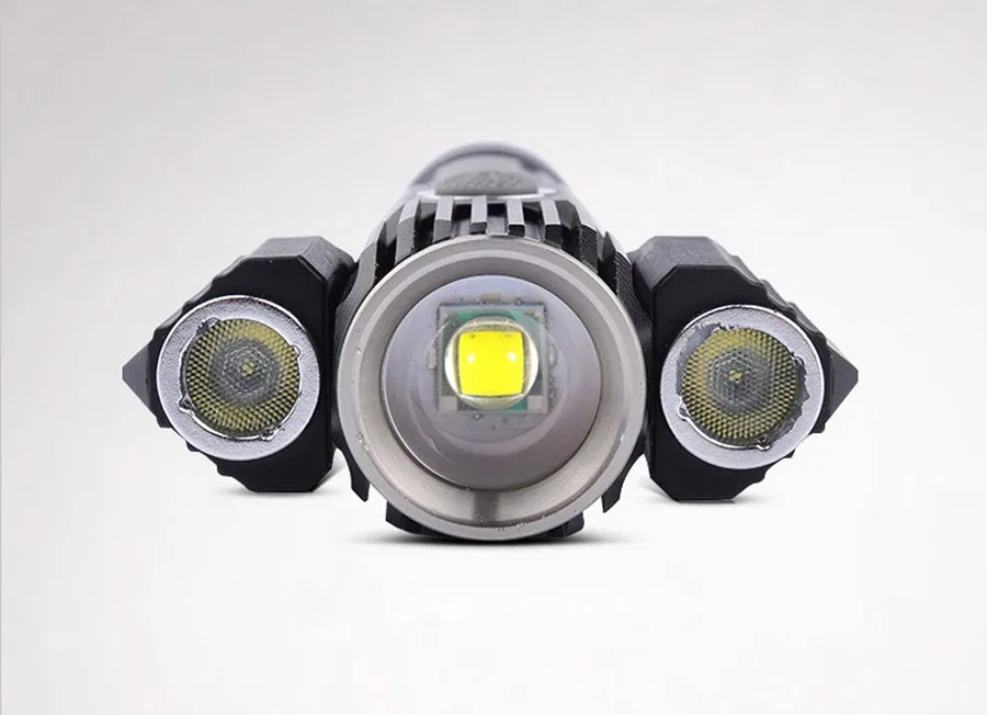 Велосипедний ліхтар NEWBOLER 1800LM Велофара+Micro USB+ЗУМ + крепеж, фото 1