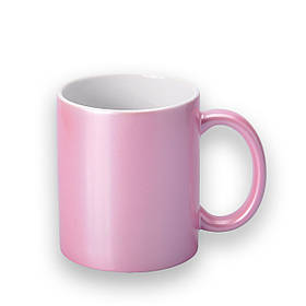 Чашка для сублімації перламутрова 330 мл (ніжно-рожевий)