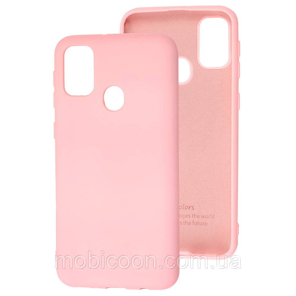 Чохол Silicone Case Full для Samsung Galaxy M21 M215F Pink (самсунг м21)