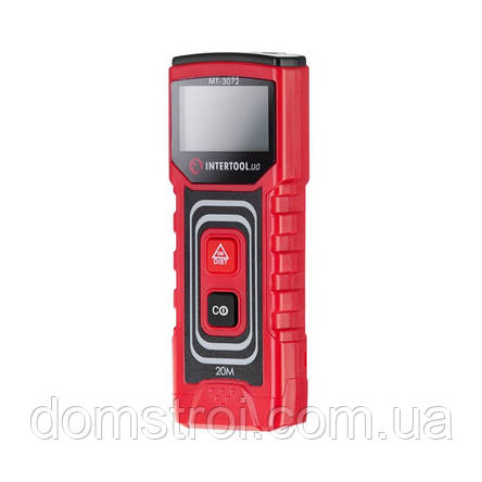 Далекомір лазерний 20 м INTERTOOL MT-3072, фото 1