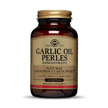 Екстракт часникового масла Solgar Garlic Oil Perles Concentrate (250 sgels)