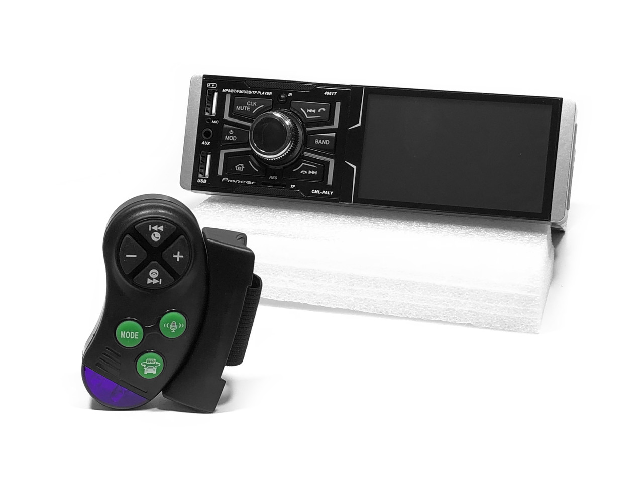 1Din автомагнітола Pioneer 4061T з екраном 4.1"+блютуз (магнітола Піонер 1 Дін)