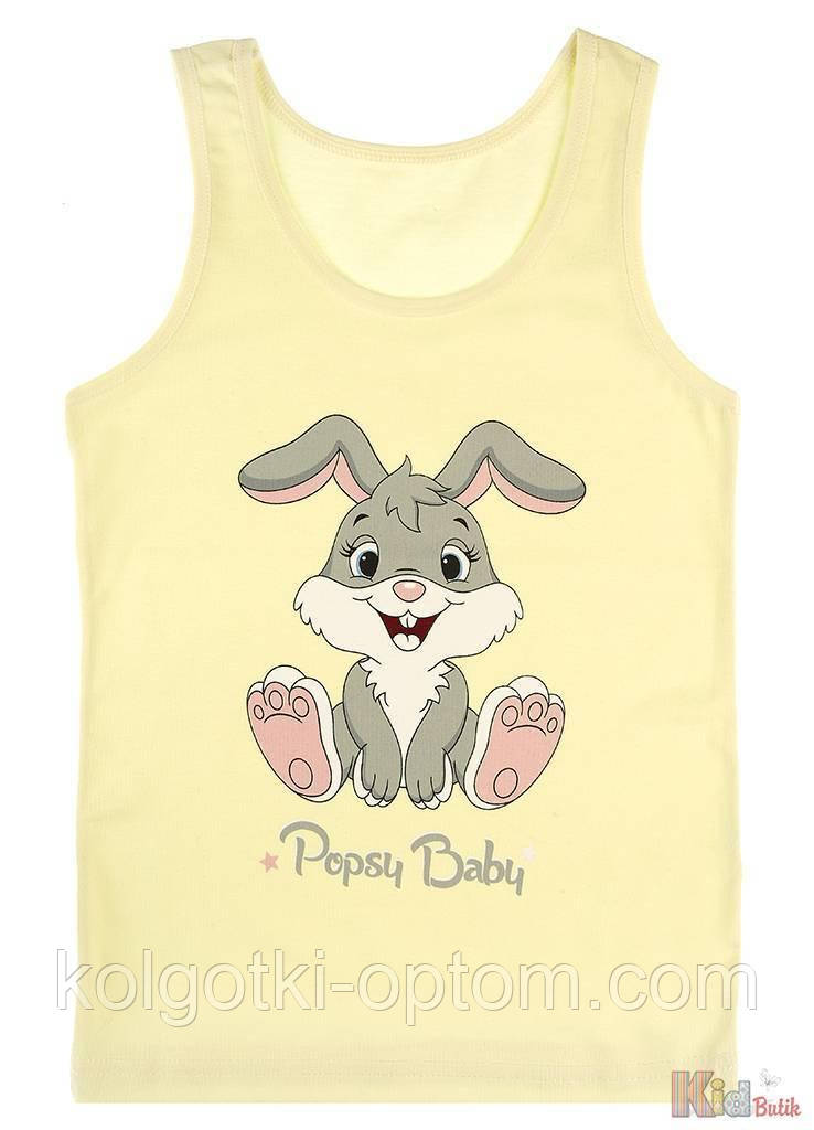 ОПТОМ Майка з кроликом "Popsy baby" для дівчинки 0-1 рік (0-1 рік) Donella 8697840515942