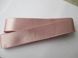 Стрічка атласна двостороння 3 см ( 10 метрів) рожево-лілова попеляста G-480. Ціна за 1 метр