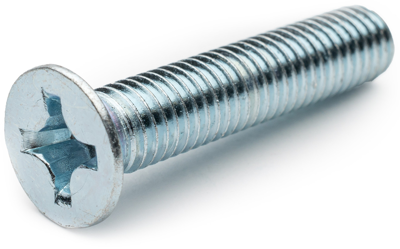 Гвинт DIN 965 з потайною головкою М 8х80 мм. Оцинкований, фото 1