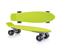 Пластиковый скейтборд Penny Board, салатовый (0151/5)