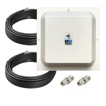 Антенний комплект 4G LTE MIMO R-Net 1700-2700 MHz 2*17 dB (SMA, 2*15 м RG58)