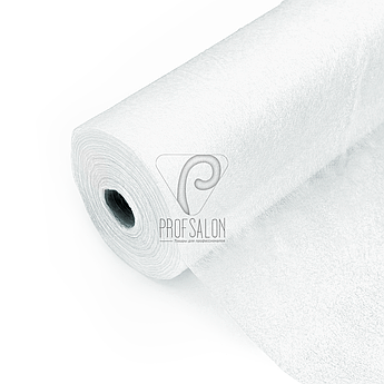 Одноразові простирадла в рулонах 0,6х100 метрів 24 г/м2, для салонів краси, білі