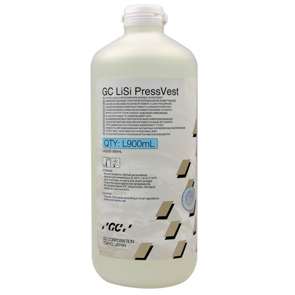 LiSi PressVest, 900 мл, рідина для швидкої фосфатної формувальної маси, GC