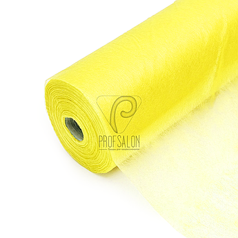 Одноразові простирадла в рулонах 0,6х100 метрів 24 г/м2, медичні, для салонів краси, жовті