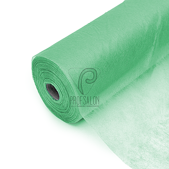 Одноразові простирадла в рулонах 0,6х100 метрів 24 г/м2, медичні, для салонів краси, зелені