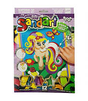 Детская картина из цветного песка Danko Toys Sandart Пони SA-01-04