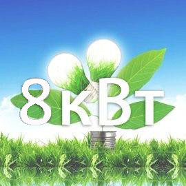 Мережева сонячна станція 8 кВт (KDM + Growatt)