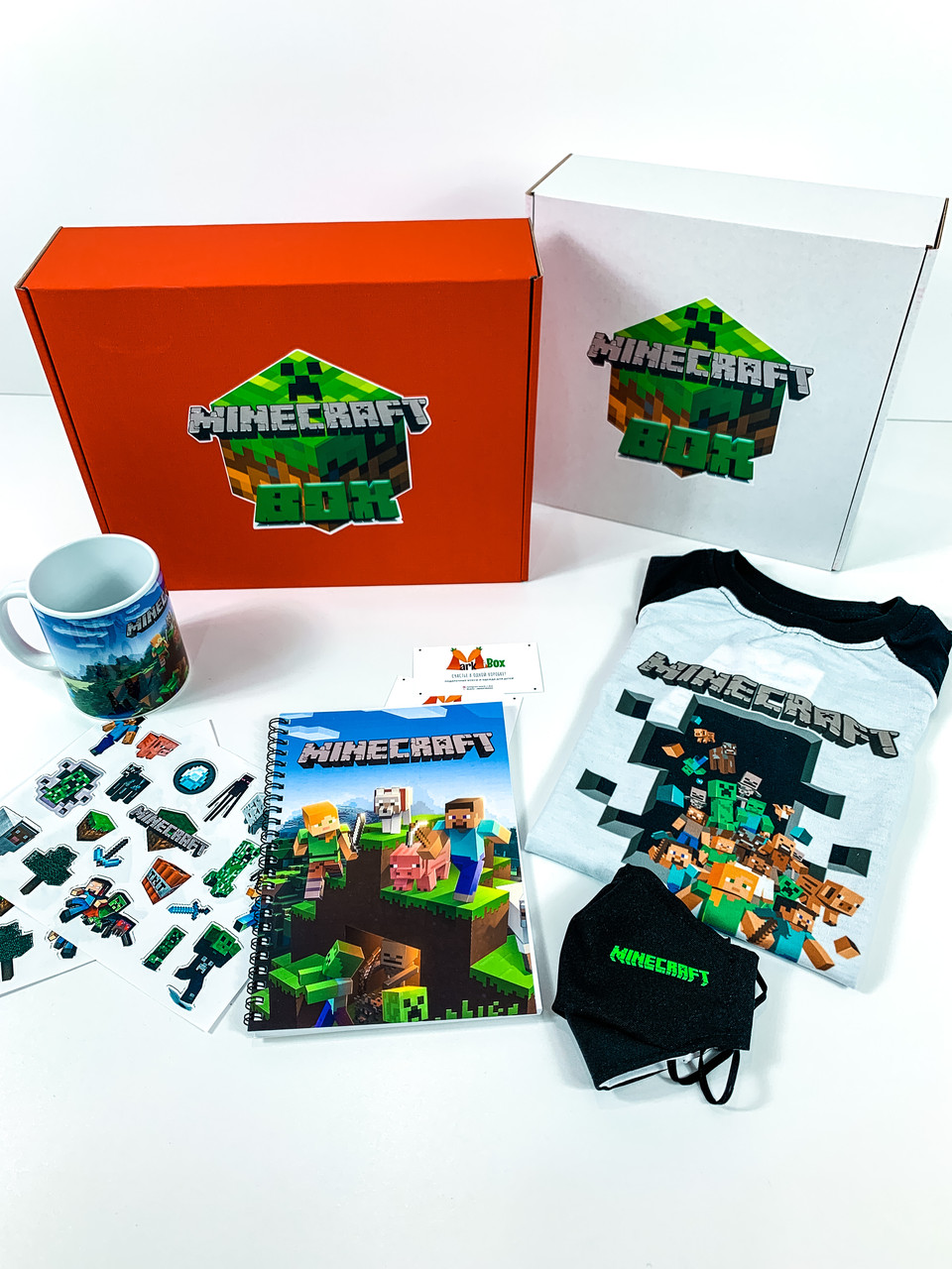Купить Подарок Minecraft Box / Подарочный набор Майнкрафт с футболкой ...