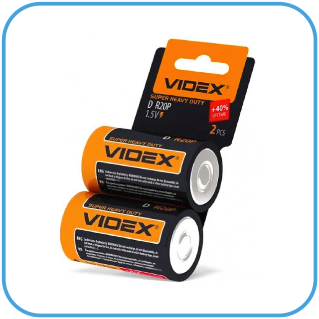 Батарейки R20 (D) | Батареї R14 (C) в магазині Тут Опт