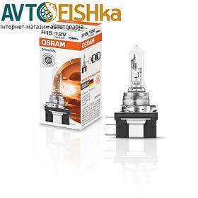 Автолампа галогенки  Н15 12V 15/55W OSRAM 9055