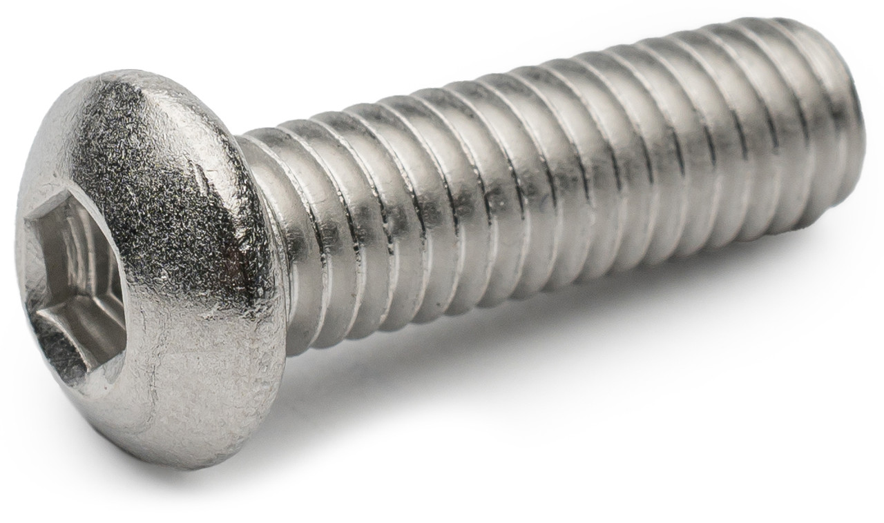 Гвинт М8х45 ISO 7380 А2 з напівкруглою головкою і внутрішнім шестигранником з нержавіючої сталі, фото 1