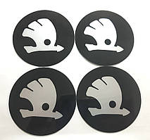 Логотипи до ковпака SKS Skoda (4шт) (відпускається на 1 комплект ковпака) сіра