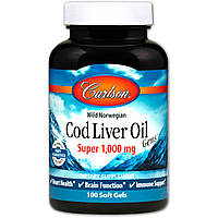 Рыбий жир из печени трески (Cod liver oil) 1000 мг 100 капсул