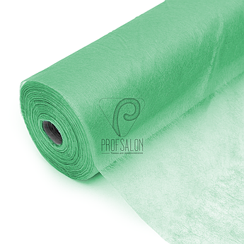 Одноразові простирадла в рулонах 0,8х100 метрів 24 г/м2, для салонів краси, зелені