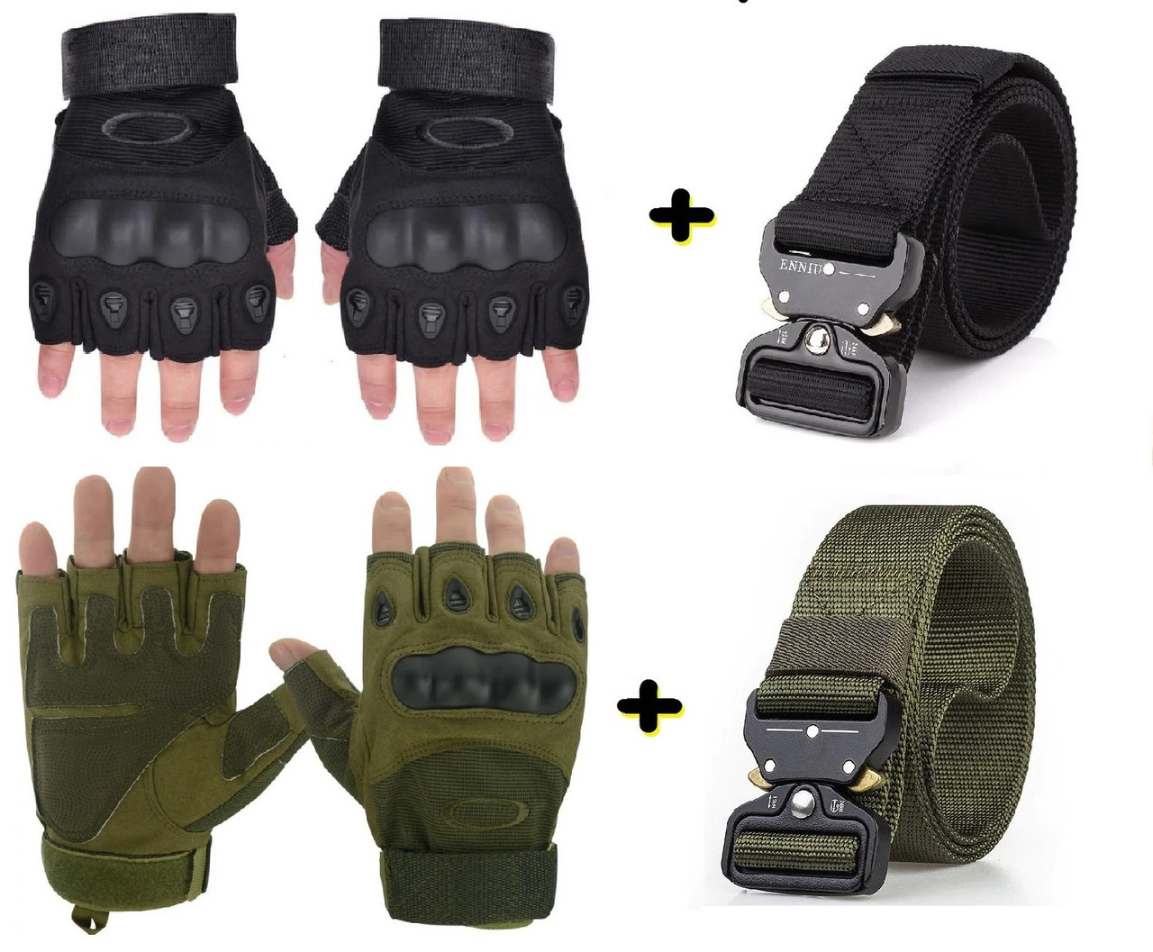 Армійські військові рукавиці Oakley Glove + ремінь Кобра Assault Belt з металевою пряжкою, пояс зсу поліції солдатський