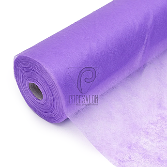 Одноразові простирадла в рулонах 0,8х100 метрів 24 г/м2, медичні, для салонів краси, фіолетові