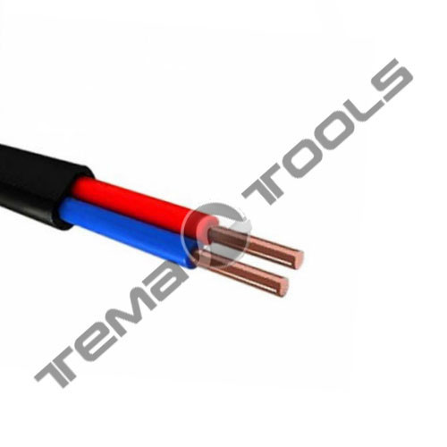 Силовий мідний кабель ВВГ-П нгд 2x4.0 мм2