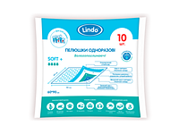 Пеленки гигиенические одноразовые Lindo влагопоглощающие набор 10шт 90 * 60
