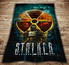 Плед з 3D принтом-Сталкер Аномалія 150х200 см.