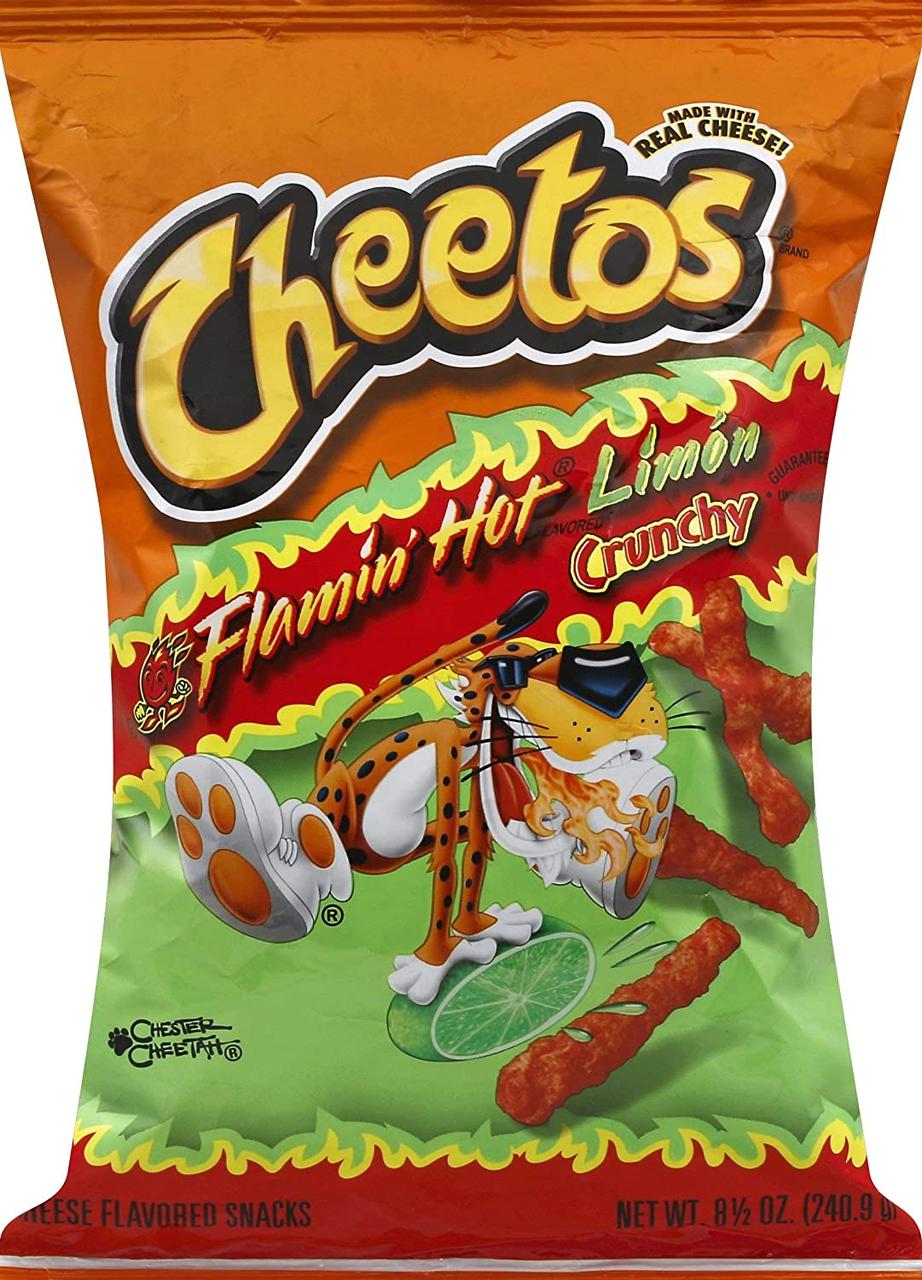 Чіпси Cheetos Flamin Hot Limon Cheese Snacks 240.9 g
