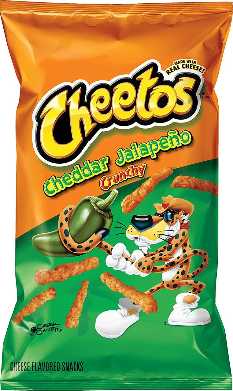 Чіпси Cheetos Crunchy Cheddar Jalapeño Cheese 240.9g