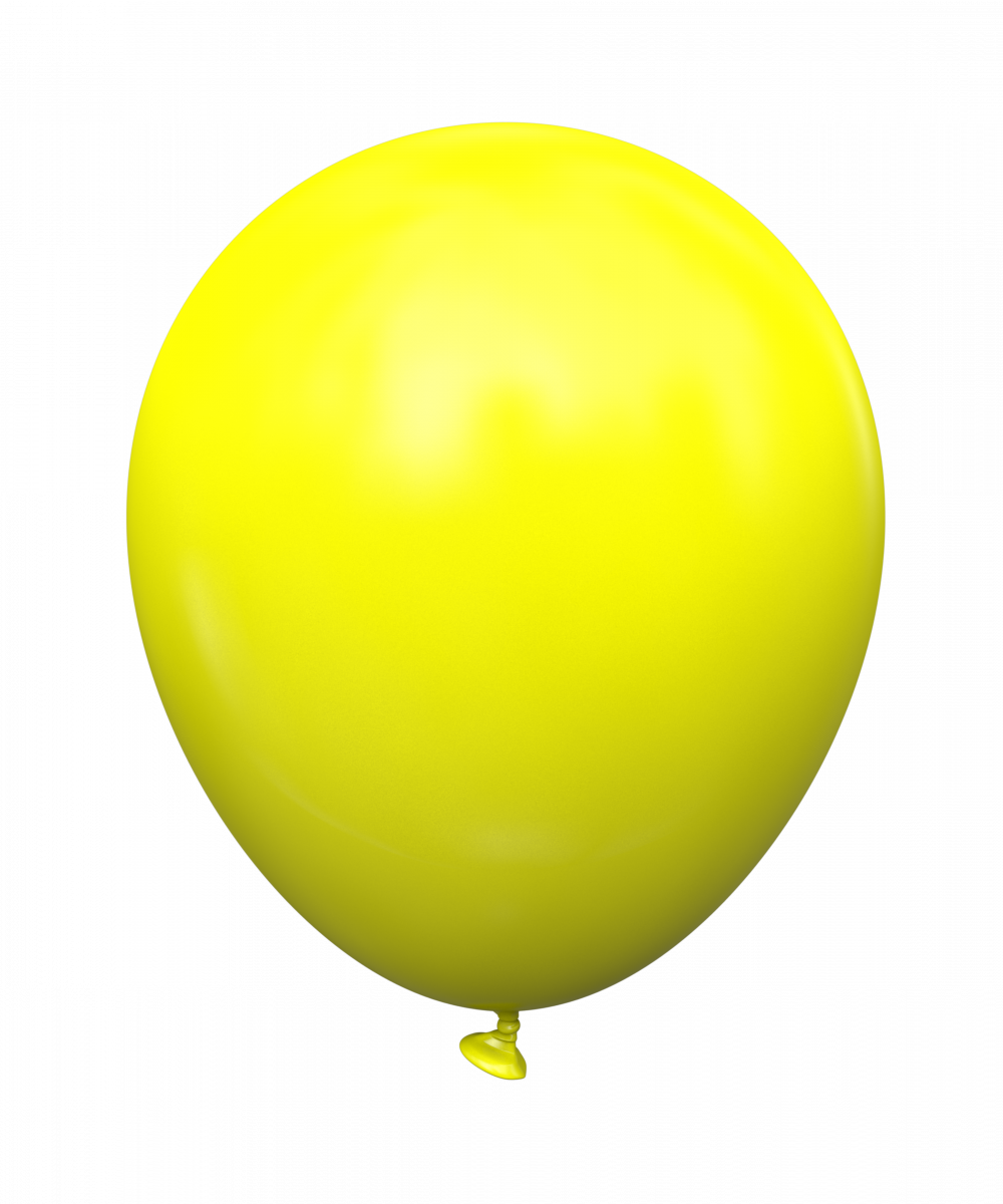 KL 12" Жовтий (yellow). Кулі повітряні латексні пастель Мін.замовлення 10 шт