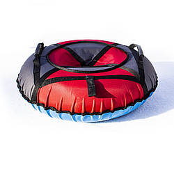 Тюбінг надувні санки ватрушка d 120 см серія Прокат Посилена Червоний Stone для дітей і дорослих