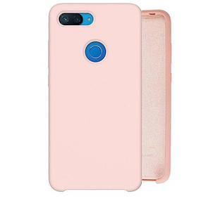 Чохол Silicone Case для Xiaomi Mi 8 Lite pink (ксиомі сяоми ми 8 лайт)