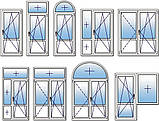 Вікна металопластикові Балконний блок ПВХ Rehau EURO 70, 2100*2000мм, фото 4