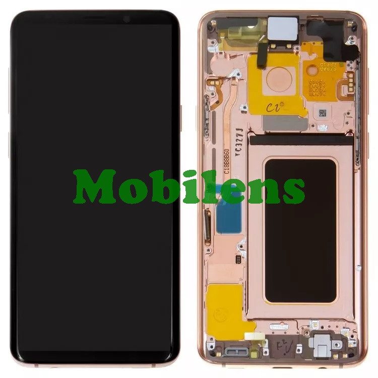 Samsung G965, G965F, Galaxy S9 Plus Дисплей+тачскрин (модуль) * у золотистій рамці Sunrise Gold Original