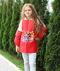 Фартух для праці та творчості + нарукавники для дівчинки V-2 "WX", фото 3