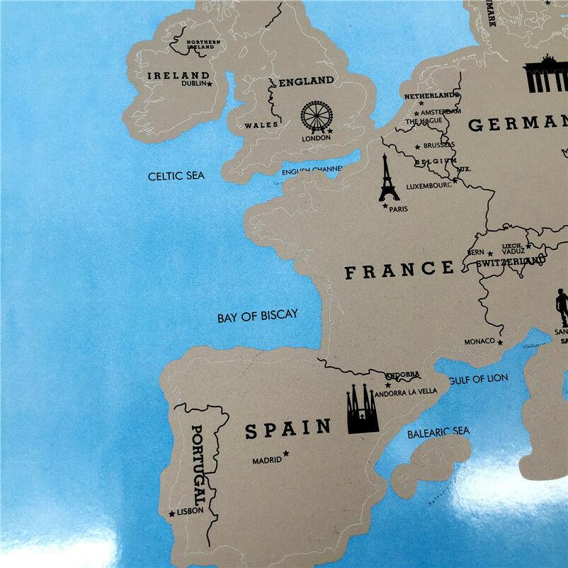 Скретч Карта Европы Travel Map Europe - фото 4 - id-p1260050529