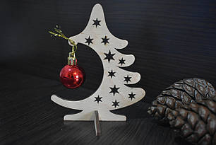 ЕКО ялинка з дерева на стіл, дерев'яна ялинка, міні ялинка на стіл, ялинка з дерева (без кульки)