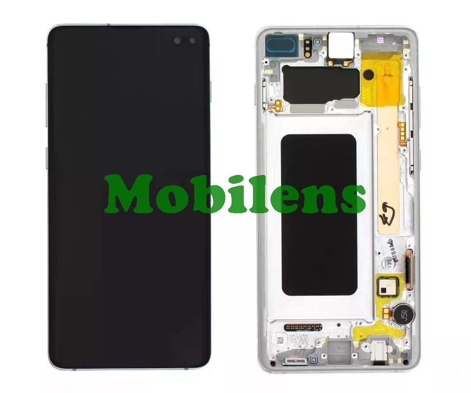 Samsung G975, G975F, Galaxy S10 Plus Дисплей+тачскрин (модуль) *в білій рамці Original (AMOLED)