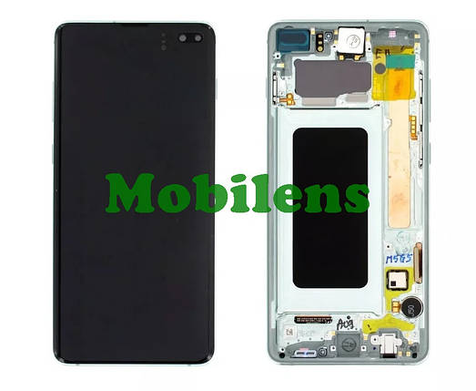 Samsung G975, G975F, Galaxy S10 Plus Дисплей+тачскрин (модуль) * у зеленій рамці Original (AMOLED), фото 1